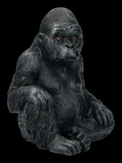 Gartenfigur - Sitzender Gorilla