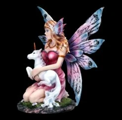 Elfen Figur - Unicora Mit Baby Einhorn -Charaktermodell Geschäft FS22394 Elfen Figur Unicorn mit BabyEinhorn 3a 1280x1280