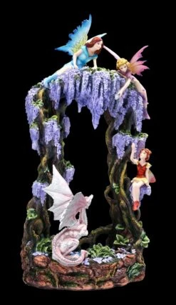 Elfen Figuren Mit Drache - Fantasy Paradies -Charaktermodell Geschäft FS22460 Elfen Figur Elf Garden Feen und Drache 1dOm2UtaitQLJy 1280x1280