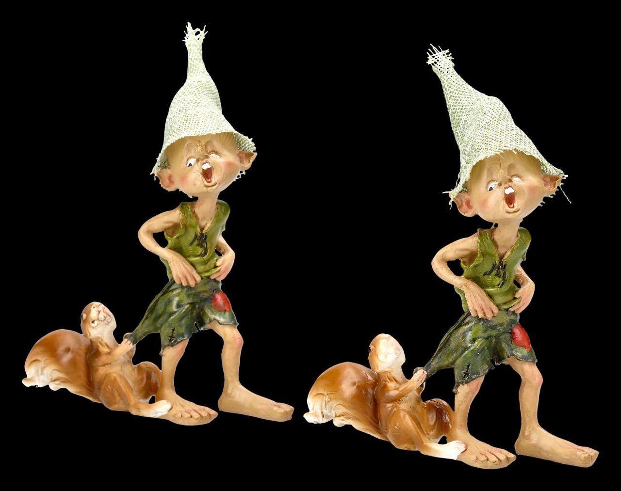 Pixie Kobold Figur - Freches Eichhörnchen 2er Set 4 Pixie Kobold Figur - Freches Eichhörnchen 2er Set – Bild 2