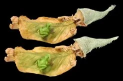 Pixie Kobold Figur - Blätter Bett 2er Set -Charaktermodell Geschäft FS24657 Pixie Kobold Figur Blatter Bett 2er 3 1280x1280