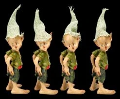 Pixie Kobold Figur Mit Zerrissener Hose 4er Set