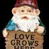 Gartenzwerg Figur - Love Grows Here -Charaktermodell Geschäft FS24881 Gartenzwerg Figur Love Grows Here 1 1280x1280
