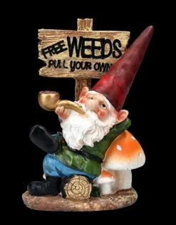Gartenzwerg Figur - Free Weeds
