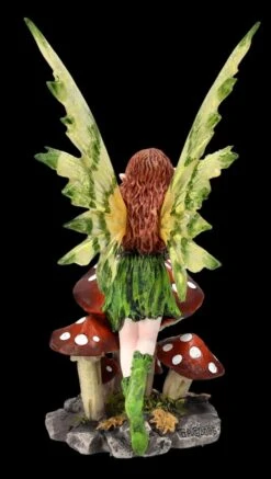 Elfen Figur - Grüne Flügel Lehnt An Pilz -Charaktermodell Geschäft FS25003 Elfen Figur Gr ne Fl gel lehtn an Pilz 6 1280x1280