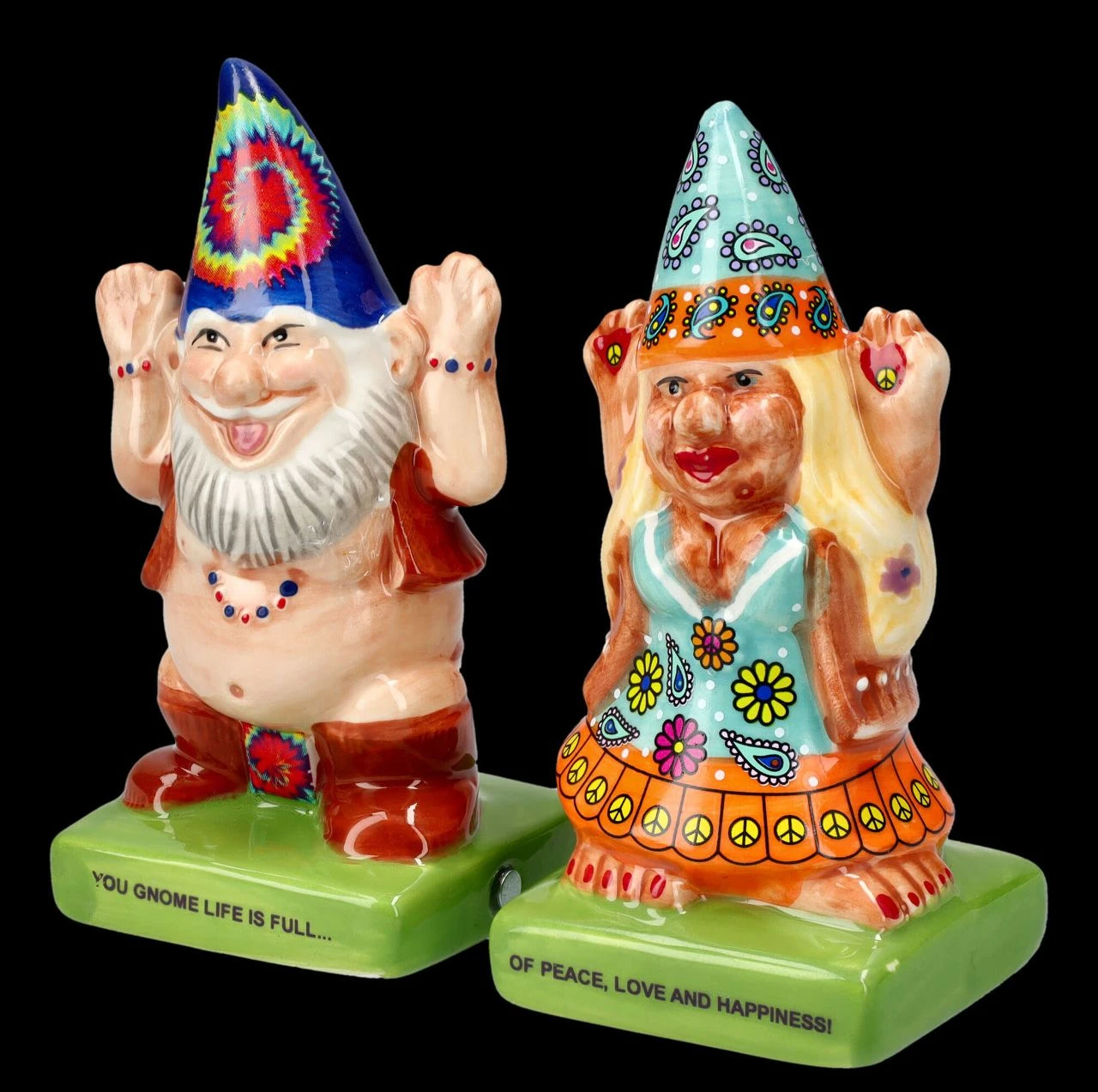 Salz- Und Pfefferstreuer - Hippie Zwerge 7 Salz- Und Pfefferstreuer - Hippie Zwerge – Bild 5