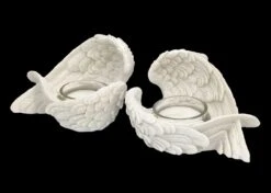 Teelichthalter - Engelsflügel 2er Set 16 Teelichthalter - Engelsflügel 2er Set -Charaktermodell Geschäft FS25618 Teelichthalter Engelsfl gel 2er Set 2 1280x1280