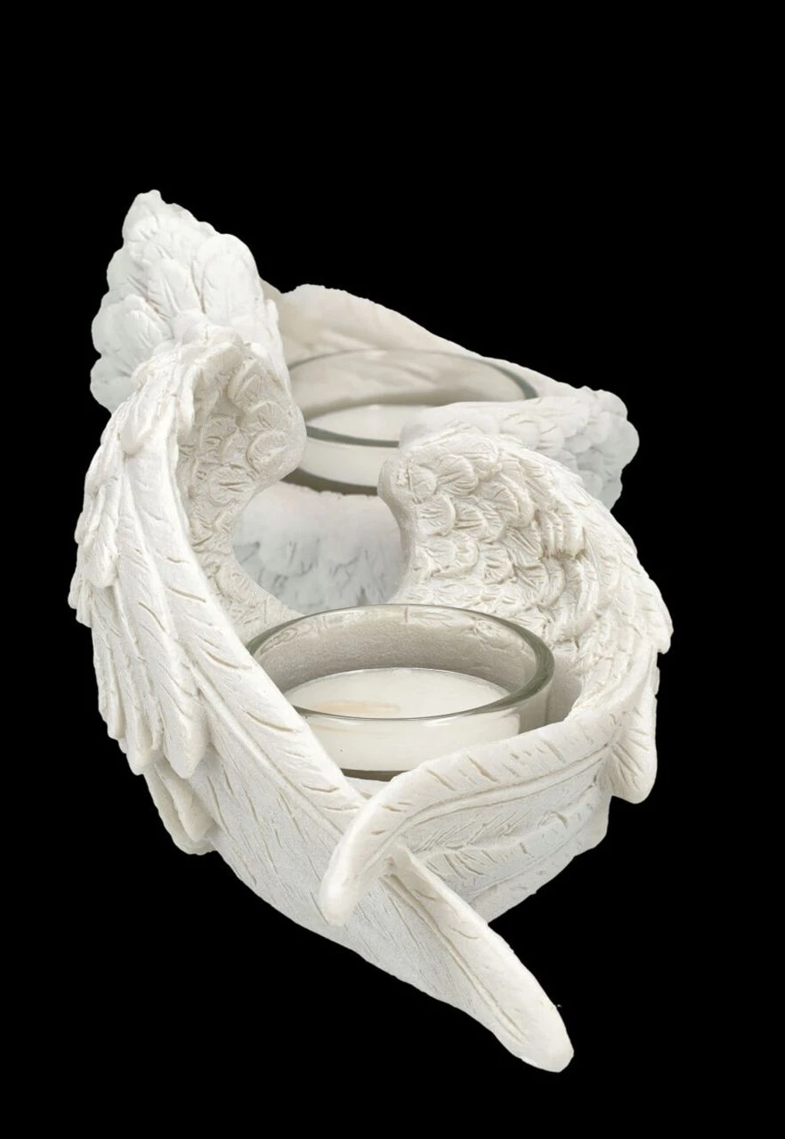 Teelichthalter - Engelsflügel 2er Set 7 Teelichthalter - Engelsflügel 2er Set – Bild 5