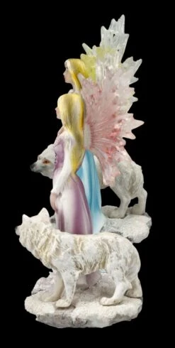 Elfen Figuren 2er Set - Feen Mit Wolf Babys -Charaktermodell Geschäft FS25703 Elfen Figuren 2er Set Feen mit Wolf Babys 4 1280x1280