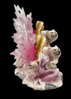 Elfen Figuren 2er Set - Rosa Feen Mit Wolf Babys -Charaktermodell Geschäft FS25704 Elfen Figuren 2er Set Rosa Feen mit Wolf Babys 8 1280x1280