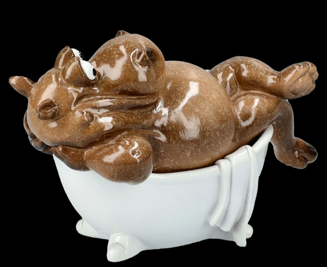 Lustige Nilpferd Figur In Badewanne 8 Lustige Nilpferd Figur In Badewanne – Bild 6