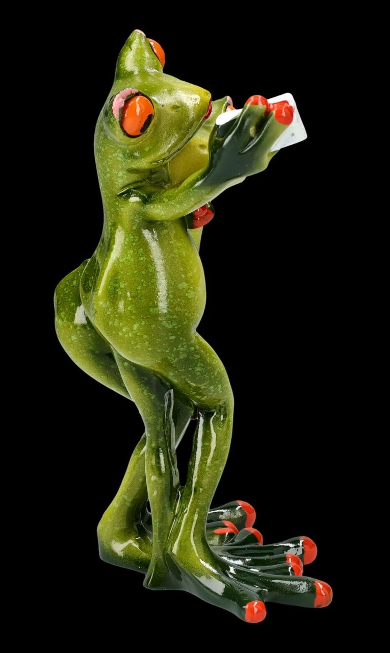 Lustige Frosch Figur - Liebespaar Selfie 8 Lustige Frosch Figur - Liebespaar Selfie – Bild 6