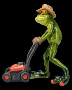 Lustige Frosch Figur - Gärtner Mit Rasenmäher -Charaktermodell Geschäft FS25942 Lustige Frosch Figur G rtner mit Rasenm her 4 1280x1280