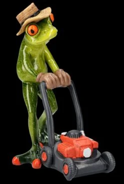 Lustige Frosch Figur - Gärtner Mit Rasenmäher -Charaktermodell Geschäft FS25942 Lustige Frosch Figur G rtner mit Rasenm her 9 1280x1280