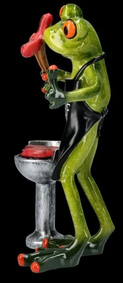 Lustige Frosch Figur Beim Grillen - BBQ Chef -Charaktermodell Geschäft FS25944 Lustige Frosch Figur beim Grillen BBQ Chef 4 1280x1280