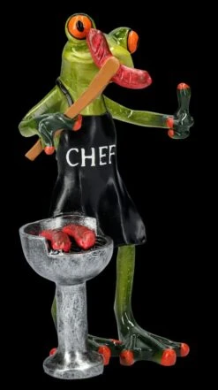 Lustige Frosch Figur Beim Grillen - BBQ Chef -Charaktermodell Geschäft FS25944 Lustige Frosch Figur beim Grillen BBQ Chef 9 1280x1280