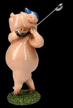 Lustige Schweine Figur Beim Golfen -Charaktermodell Geschäft FS25948 Lustige Schweine Figur beim Golfen 4 1280x1280