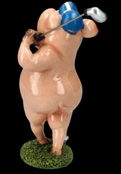 Lustige Schweine Figur Beim Golfen -Charaktermodell Geschäft FS25948 Lustige Schweine Figur beim Golfen 6 1280x1280