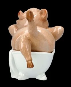 Lustige Schweine Figur In Badewanne -Charaktermodell Geschäft FS25949 Lustige Schweine Figur in Badewanne 4 1280x1280