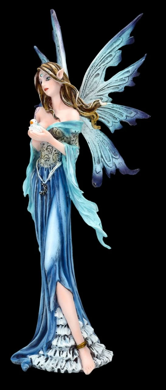 Elfenfigur - Piga Mit Taube 5 Elfenfigur - Piga Mit Taube – Bild 3