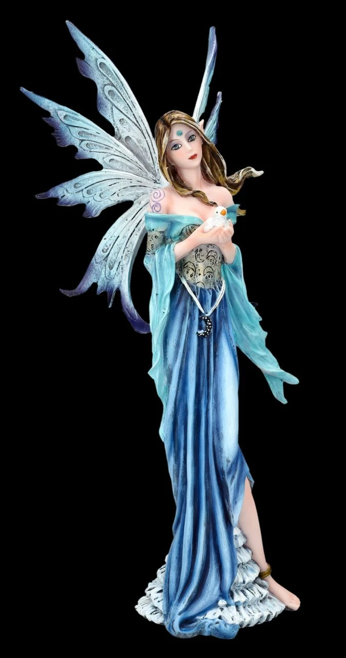 Elfenfigur - Piga Mit Taube 4 Elfenfigur - Piga Mit Taube – Bild 2