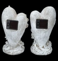 Grabengel Herz Set Mit Solar-Licht -Charaktermodell Geschäft FS26246 GrabfigurHerz Set mit Solar Licht 6 1280x1280