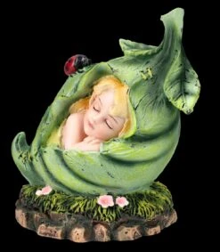 Elfenfigur - Baby Fee Jojo Im Blatt -Charaktermodell Geschäft FS26379 Elfenfigur Baby Fee Jojo in Blatt 2 1280x1280