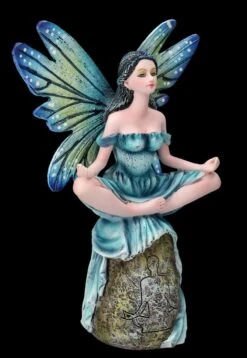 Elfen Figur Meditiert Auf Stein -Charaktermodell Geschäft FS26525 Elfen Figur meditiert auf Stein Yoga 9 1280x1280