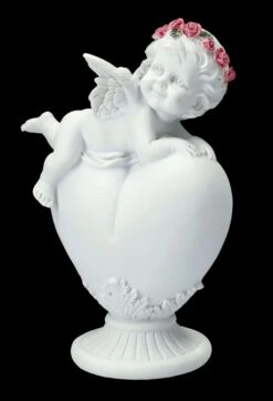 Engel Figur - Putte Mit Rosenkranz Auf Herz -Charaktermodell Geschäft FS26628 Engel Figur Putte mit Rosenkranz auf Herz 2 1280x1280