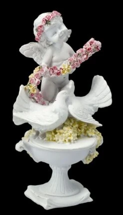 Engel Figur - Putte Mit Rosen Und Tauben -Charaktermodell Geschäft FS26629 Engel Figur Putte mit Rosen und Tauben 9 1280x1280