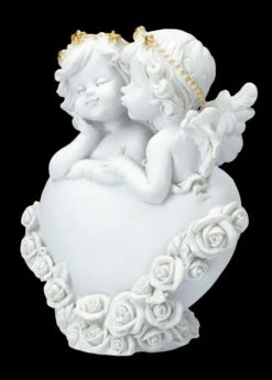 Engel Figur - Putten Mit Herz "Bussi" -Charaktermodell Geschäft FS26632 Engel Figur Putten mit Herz Bussi 2 1280x1280