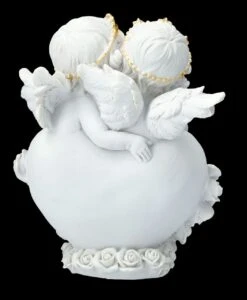 Engel Figur - Putten Mit Herz "Bussi" -Charaktermodell Geschäft FS26632 Engel Figur Putten mit Herz Bussi 6 1280x1280