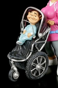 Funny Family Figur - Mutter Mit Kinderwagen -Charaktermodell Geschäft Funny Family Figur Mutter Mit Kind Im Kinderwagen 7 1280x1280