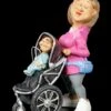 Funny Family Figur - Mutter Mit Kinderwagen