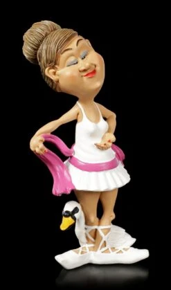 Funny Job Figur - Ballett Tänzerin Mit Schwan