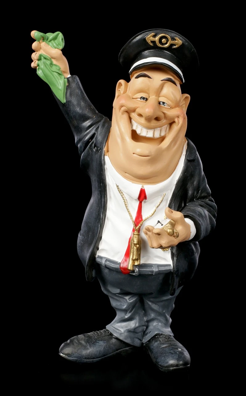 Funny Job Figur - Eisenbahn Schaffner 4 Funny Job Figur - Eisenbahn Schaffner – Bild 2