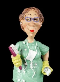 Funny Job Figur - Zahnarzthelferin Mit Zahnbürste -Charaktermodell Geschäft Funny Job Figur Zahnaerztin Mit Zahnbuerste 6 1280x1280