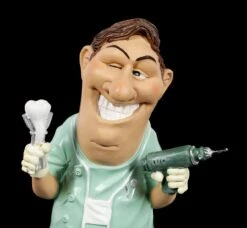 Funny Job Figur - Zahnarzt Mit Bohrer -Charaktermodell Geschäft Funny Job Figur Zahnarzt Mit Bohrer 6 1280x1280