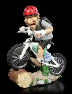 Funny Sports Figur - Mountainbiker Hochkonzentriert