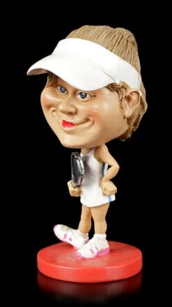 Funny Sports Figur - Wackelkopf Tennisspielerin -Charaktermodell Geschäft Funny Sports Figur Wackelkopf Tennis Spielerin 2 1280x1280