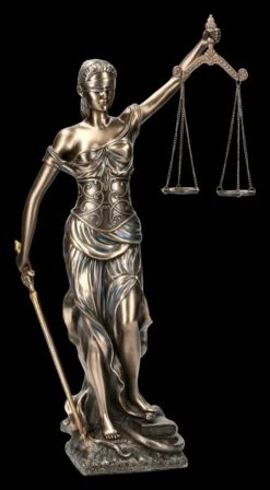 Justitia Statue Mittel - Gartenfigur