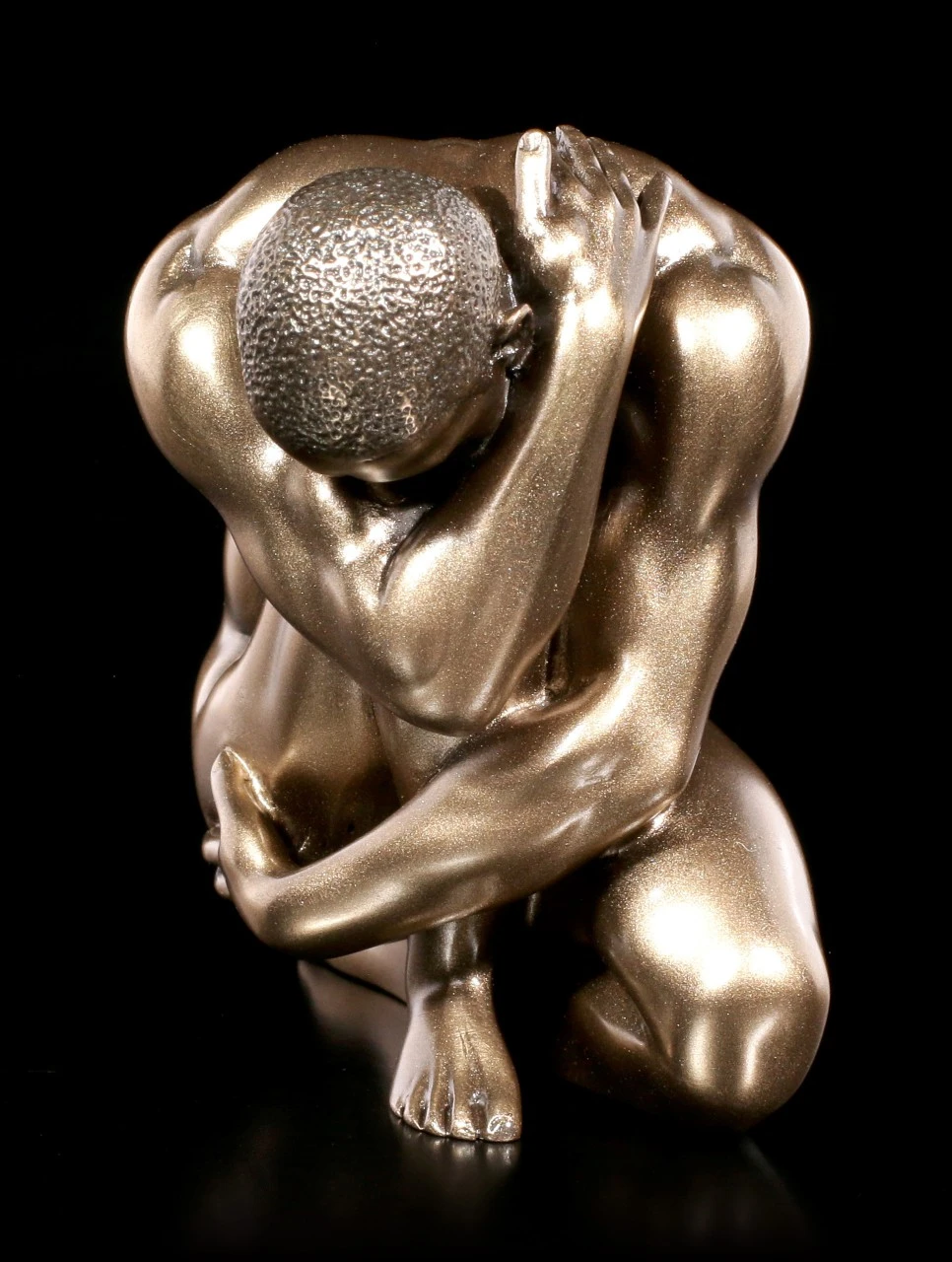 Männliche Akt Figur - Am Boden Mit Angezogenem Bein 4 Männliche Akt Figur - Am Boden Mit Angezogenem Bein – Bild 2