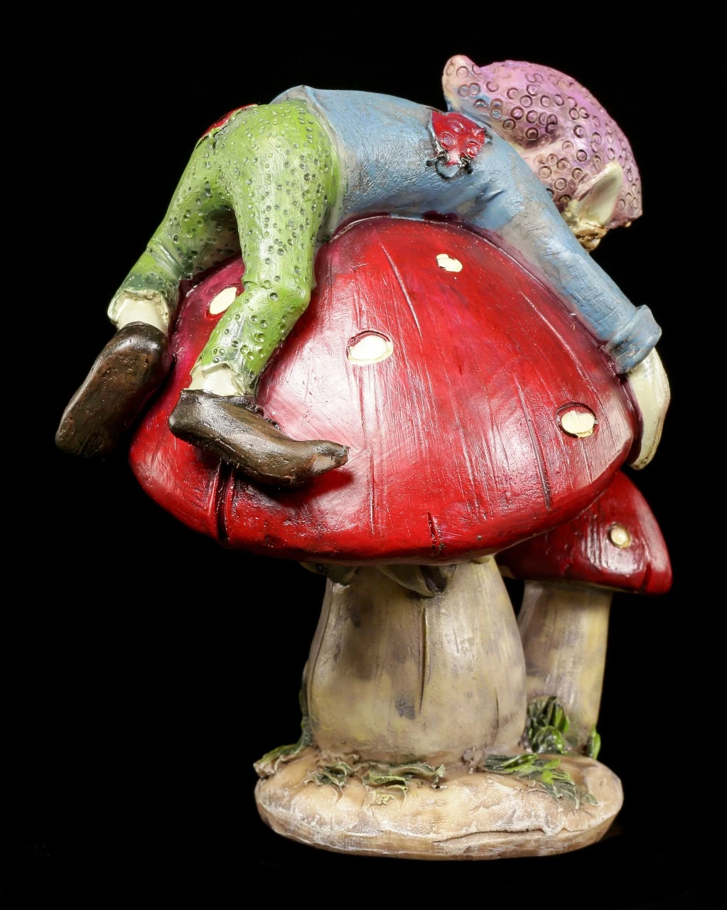Pixie Figur - Schlafen Auf Einem Pilz Bett 7 Pixie Figur - Schlafen Auf Einem Pilz Bett – Bild 5