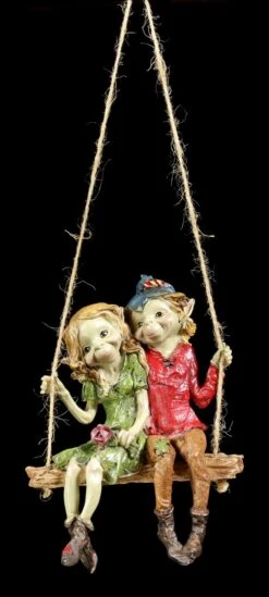 Pixie Figur - Verliebt Auf Der Schaukel