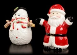 Salz Und Pfeffer Streuer - Schneemann & Weihnachtsmann -Charaktermodell Geschäft Salz Pfeffer 2 1280x1280