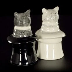 Salz Und Pfeffer Streuer - Cats In Hats -Charaktermodell Geschäft Salz Pfeffer Cats Hats 2 1280x1280