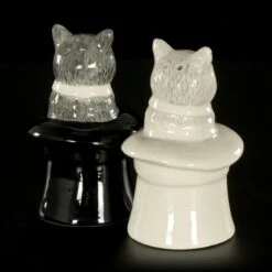 Salz Und Pfeffer Streuer - Cats In Hats -Charaktermodell Geschäft Salz Pfeffer Cats Hats 3 1280x1280