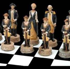 Schachspiel - Amerikanischer Unabhängigkeitskrieg -Charaktermodell Geschäft Schachspiel Amerikanischer Unabh gigkeitskrieg c 1280x1280