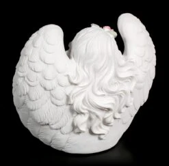 Teelichthalter - Mädchen Engel Mit Rosenkranz -Charaktermodell Geschäft Teelichthalter Weisser Engel Mit Rosenkranz 4 1280x1280