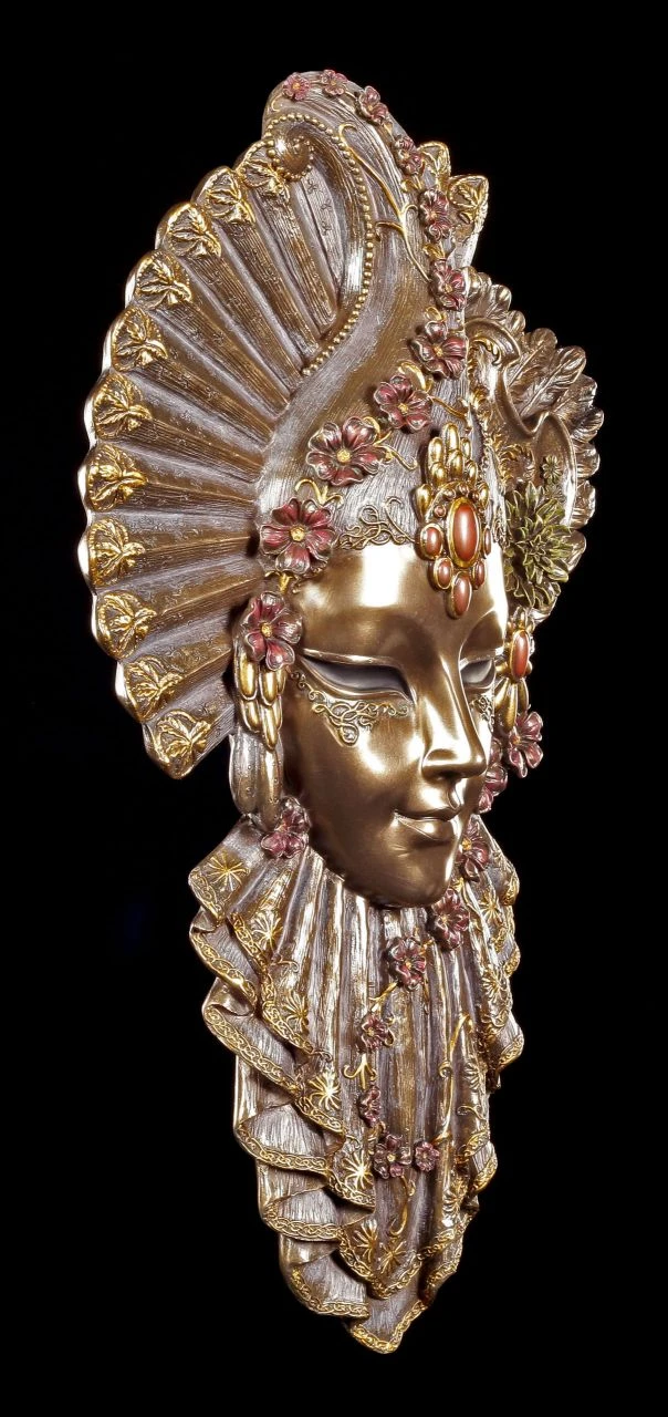Venezianische Maske - Charm Flower 4 Venezianische Maske - Charm Flower – Bild 2